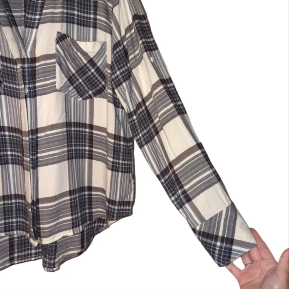 Cloth & Stone Plaid Button Down - Picture 14 of 14